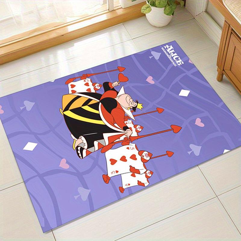 

1pc Queen of Hearts Playing Card Rug Home Office Outdoor Carpet Gift for Alice in Wonderland Fansz041406 60cm by 90cm