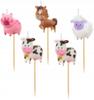 Farm Candles Picks, 5 Pcs.