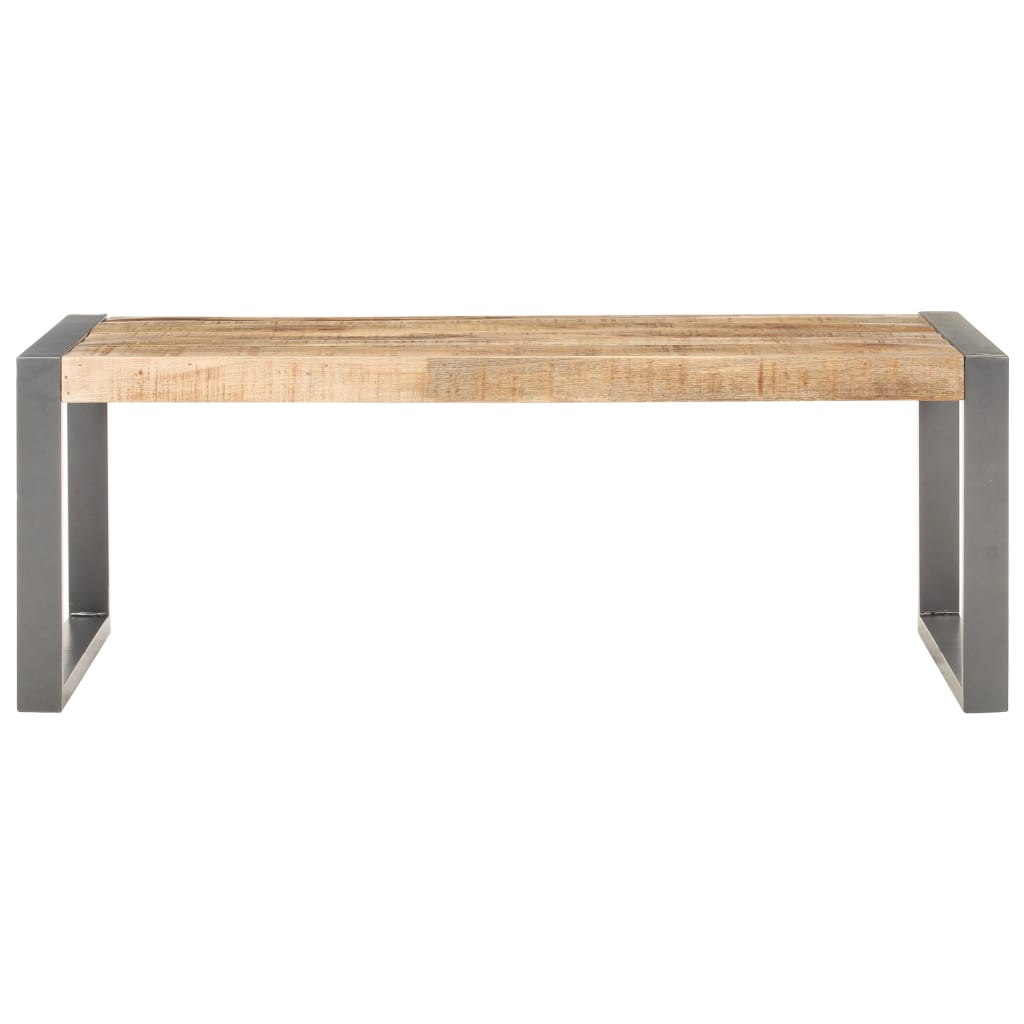 Coffee Table 110 X 60 X 40 Cm Rough Mango Wood