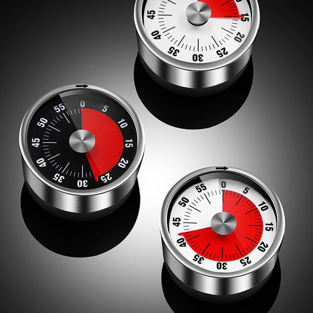 Magnetic Mechanical Timer Sounding Alarm Clock Multifunctional Rotating Timer  Study