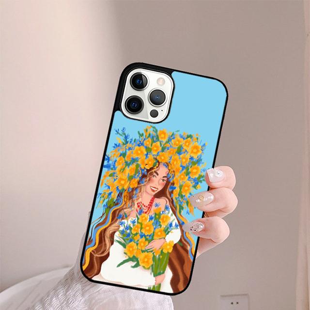 U=krainian flag design logo Phone Case For iPhone 17 Air 14 15 16 13 12 Max Cover For Apple 11 Pro Max Plus SE2020