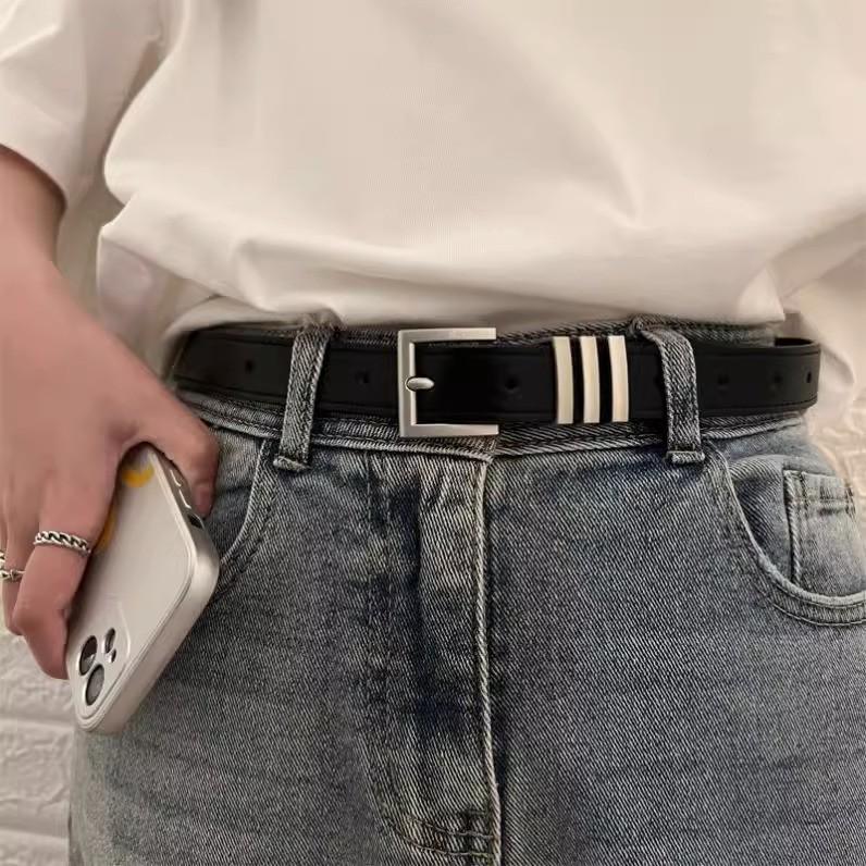 New Retro, Niche and Versatile Belt, Student Korean-style Decorative Jeans with A Simple Ladies' Belt, School Style