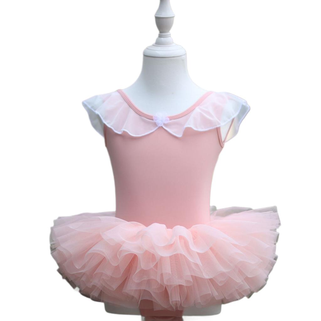 Children's Dance Clothes Girls' Practice Clothes Chinese Dance Tutu Fluffy Gauze Skirt Performance Clothes Princess Dress Body Clothes