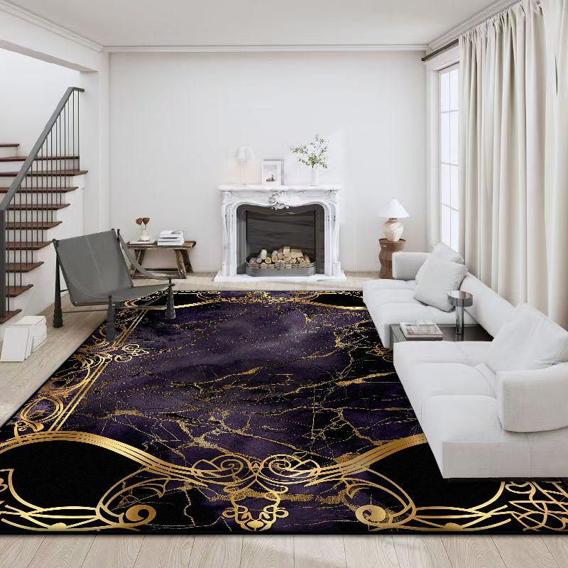 Modern home decoration luxury Carpet living room non-slip large room rugs senior soft Sofa table mat Easy cleaning customizable