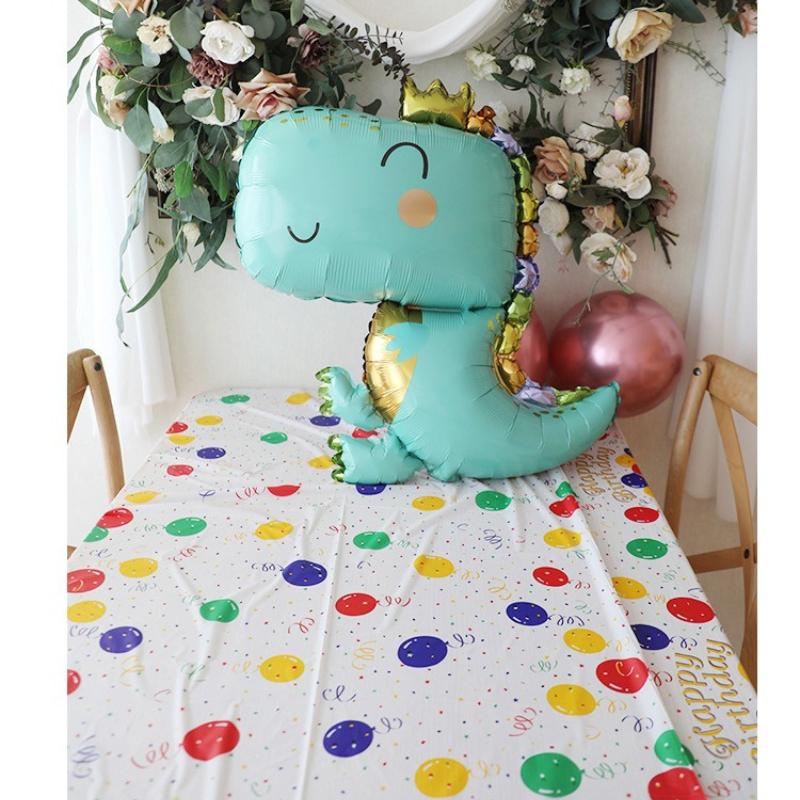 Cartoon Printed Disposable Table Cloths Children's Camping Kindergarten Dessert Tablecloth Birthday Party Theme Decoration Desktop Protective Cover