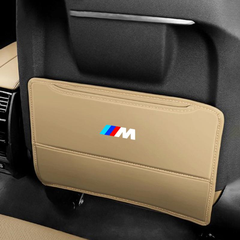 Leather Car Seat Anti-kick Pad Dust-Proof Protection Mat For BMW M X1 X2 X3 X4 X5 X6 X7 G20 G30 GT E46 E90 E60 F10 E39 Accessory fxdf89