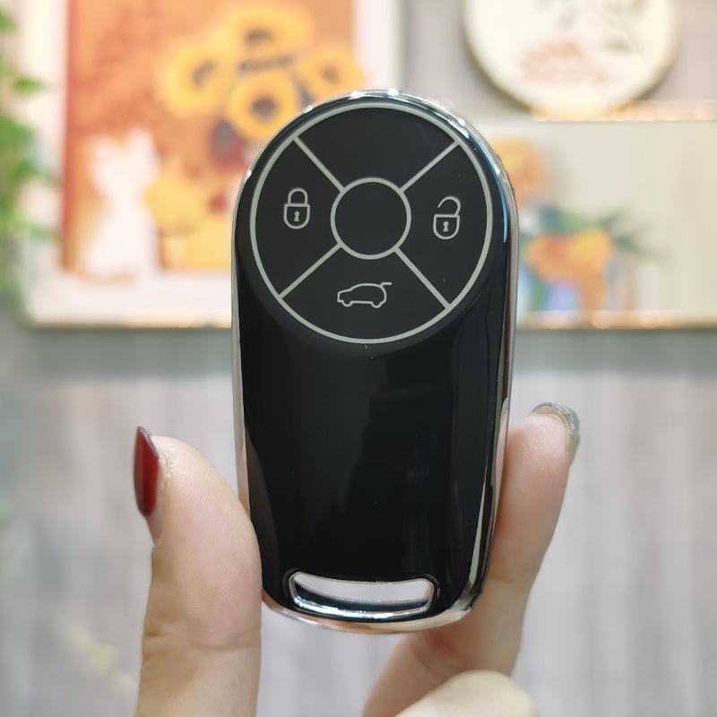 Compatible Key Case for ORA Good Cat, Black Cat R1, White Cat R2 - High-End Car Remote Shell for Men and Women