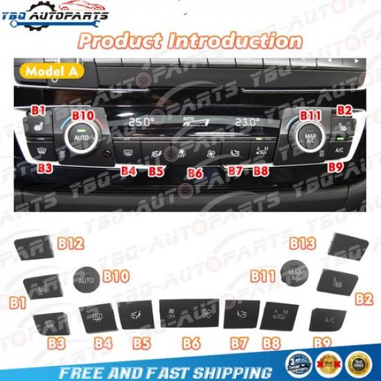 Auto Armaturenbrett AC Luft CD Knopf MAX AUTO für BMW 4er F32 F33 F36 2011 -2018