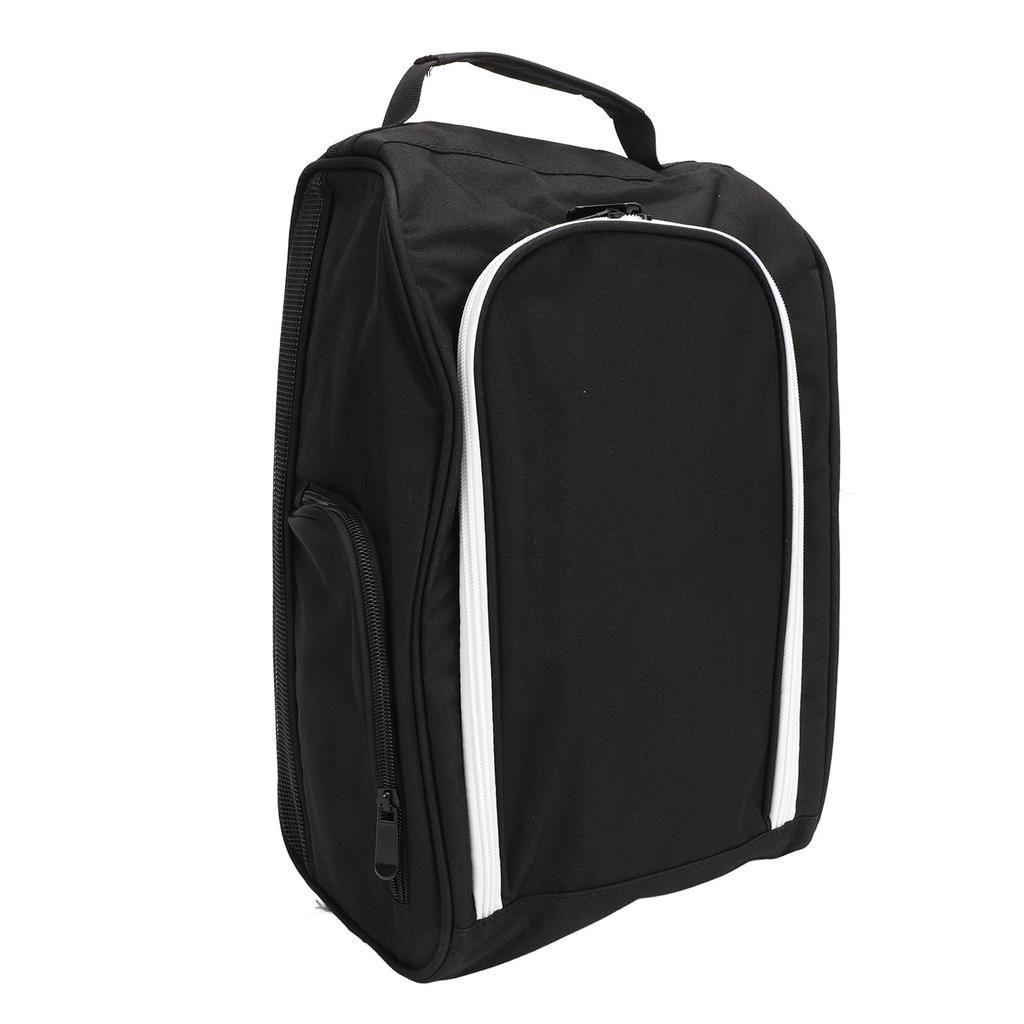 Shoe Storage Bag Nylon Large Capacity Portable Travel Shoe Bags for Traveling Outdoor Camping Hiking Black