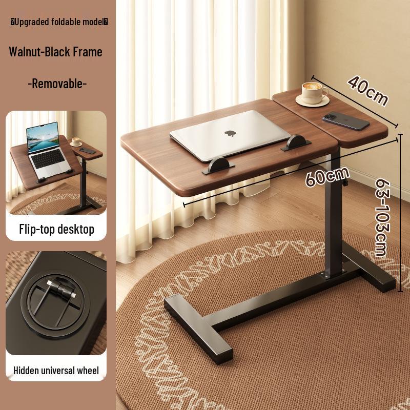 Adjustable Bedside Table: Versatile Folding Desk for Home, Bedroom, and Living Room