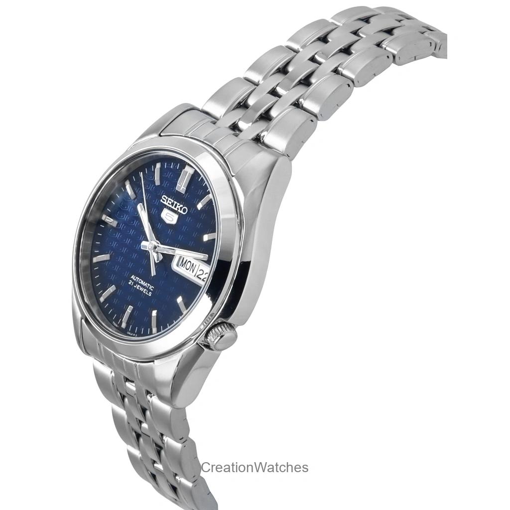 Refurbished Seiko 5 Dark Blue Dial Automatic SNK357K1 Men's Watch