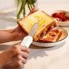 Wiederaufladbarer Butterstreicher Wasserdicht Kaltbutter-Schneider Tragbar Heizende Butterspachtel Toast