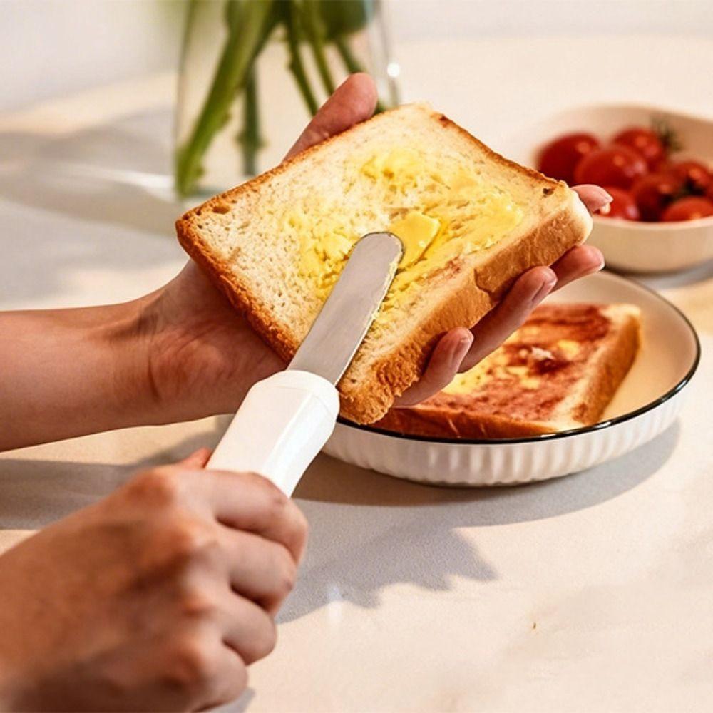 Wiederaufladbarer Butterstreicher Wasserdicht Kaltbutter-Schneider Tragbar Heizende Butterspachtel Toast