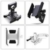 360 graders universalt metallsykkelmotorsykkelmotorspeil styre smarttelefonholder stativfeste for iPhone Xiaomi Samsung