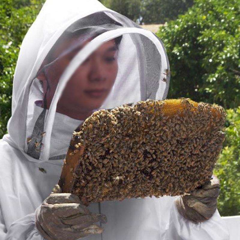 Beekeeping tools beekeeping tools beeproof clothing white beeproof clothing one-piece bee clothing cotton bee protective clothin