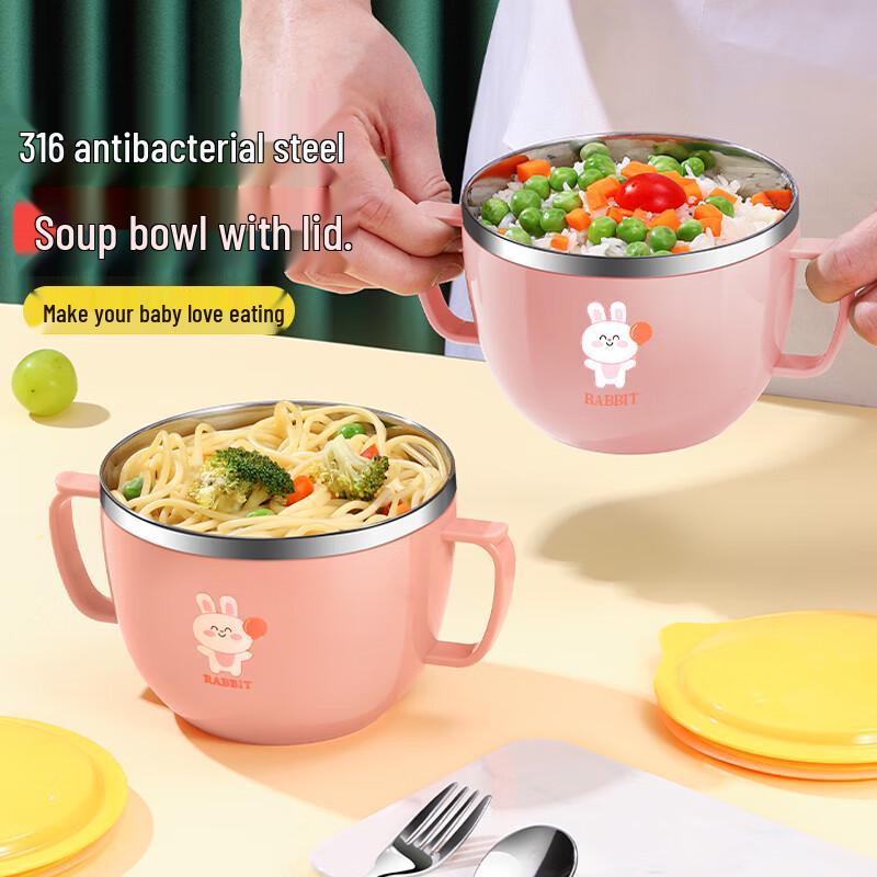 Deeper 316 Stainless Steel Kids  Cartoon Bowl