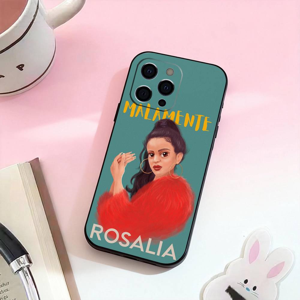 Singer Rosalia Phone Case For iPhone 17,16,15,14,13,12,11 Plus,Pro,Max,XS Silicone Soft Cover