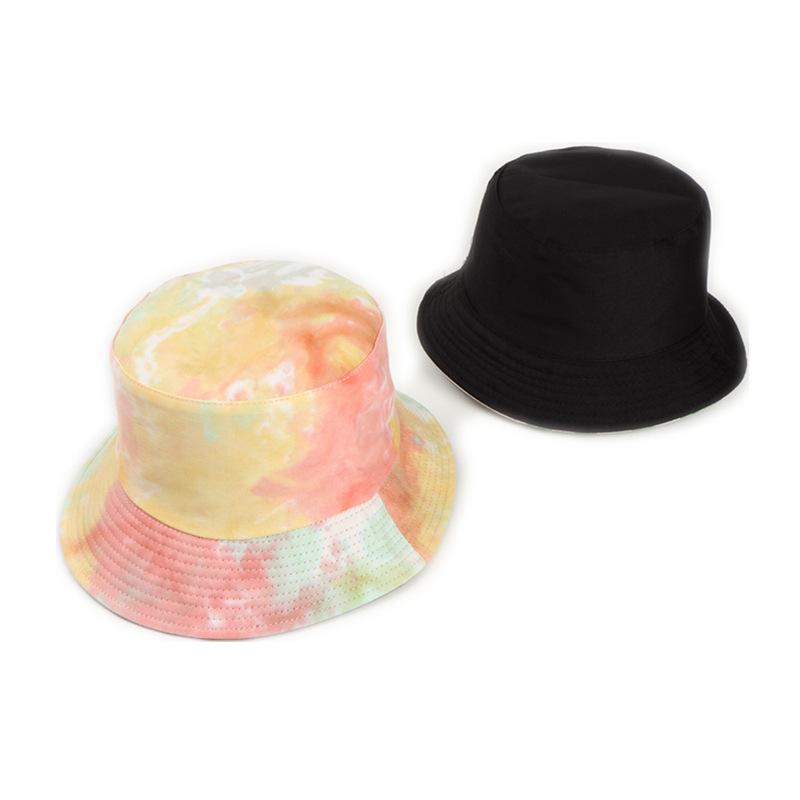 

Двусторонняя панама с принтом тай-дай — легкая, солнцезащитная кепка для рыбалки для пляжа и приключений на природе one size