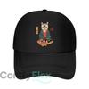 Neko Sushi Graphic Mesh Baseball Cap Casual Hat Outdoor For Womens Unisex FeUnisex