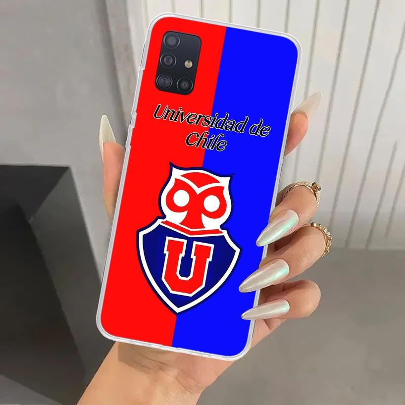 De Chile U-University Logo Phone Case for Samsung Galaxy A52 A32 A22 A12 A02S A50S A30S A10S Note 20 Ultra 10 Plus S10 A31 A20 A