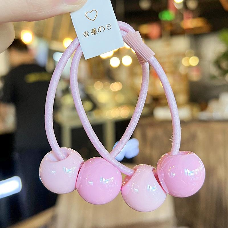 2pcs Elastic Hair Bands for Baby Girls Candy Color Hair Ring Hair Rope Children Headwear Kids Toddler Accessories