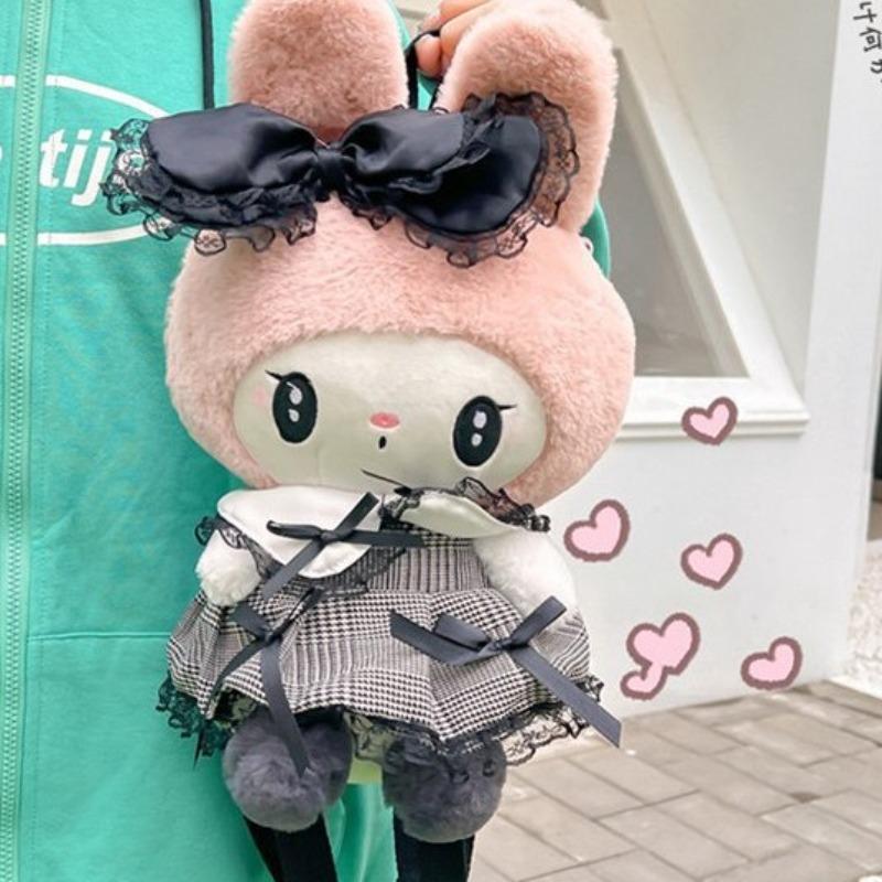 Cute Skirt Kulo Doll Bag, New Personalized Cartoon Doll Backpack.