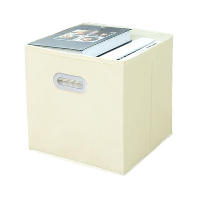 11in Collapsible Fabric Storage Cubes Organizer with Handles Large Foldable Storage Bin Cubes