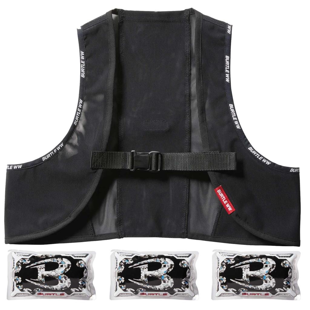 BURTLE Freezer Vest Ice Pack Set & AC350S-35-F