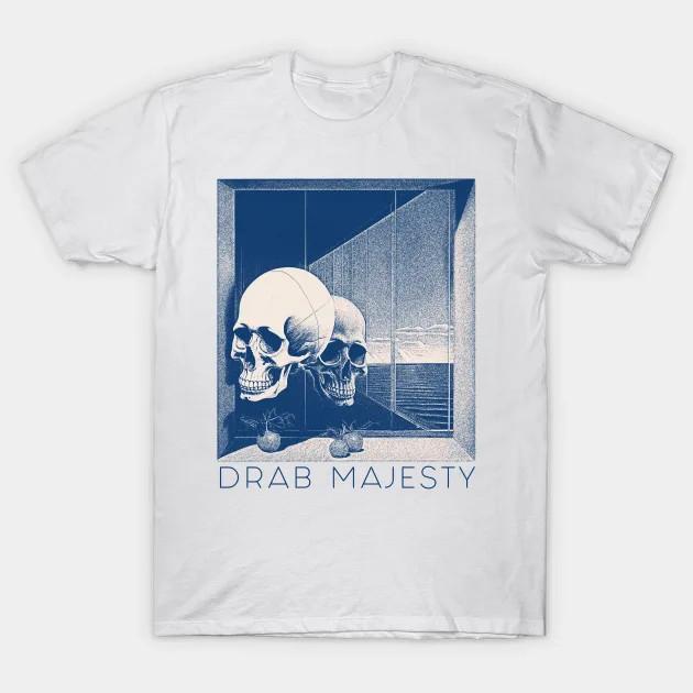 NEW Drab Majesty Band Short Sleeve White Unisex All Size TShirt Unisex T-Shirt S