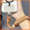 Xiaomi Kurzer Sport-Handy-Anhänger Armband Verstellbar Schwarz Grün Gewebt Stabiles Lanyard Europareise Diebstahlschutz Raubschutz Schlüsselband