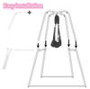 VaHppy Swing + Stand Έπιπλα Sex 1,97*1,66M 16,5KG από ανοξείδωτο ατσάλι ανθεκτικό σε πολλαπλές θέσεις σεξ Ράφι swing SM BDSM