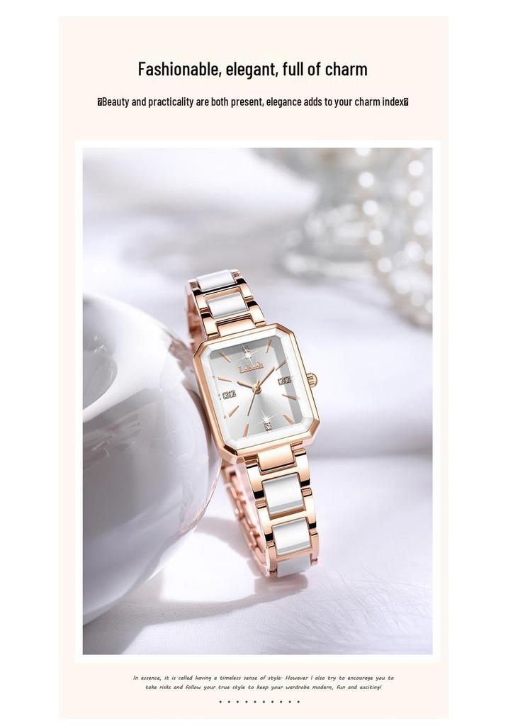 La Baoli Women's Waterproof Quartz Steel Wristwatch LA012
