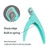 Nail Tip Cutter Stainless Steel Portable Professional Artificial Nail Trimmer for Manicure