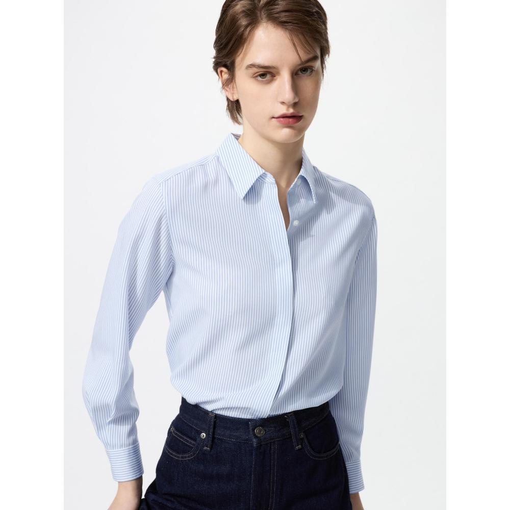 Uniqlo Rayon Blouse  Stripe