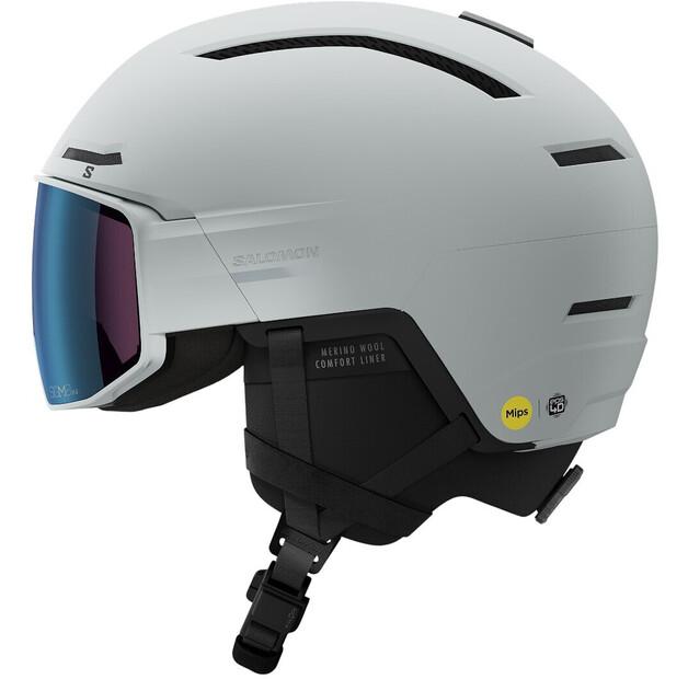 Salomon Driver Prime Sigma Photo MIPS Ice Flow Grey Protective Helmet