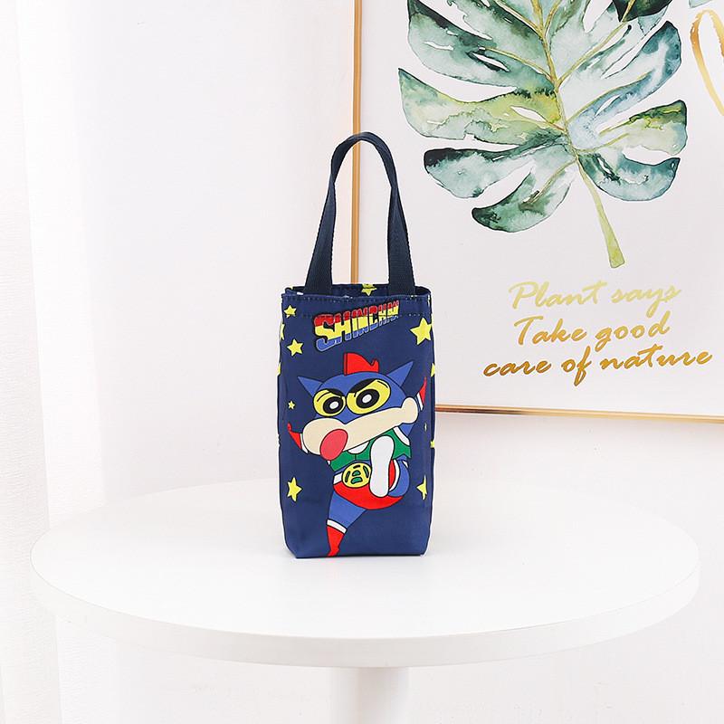 Crayon Shin Chan Shiro Action Kamen Pattern Cup Umbrella Canvas Storage Bag