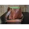 Goat Leather Bag Genuine Messenger Laptop Men's Satchel Real Brown Briefcase New