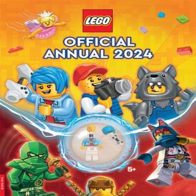 LEGO Books Official Annual 2024 with Gamer LEGO Minifigure by Buster Books Hardback Book 9781780559483
