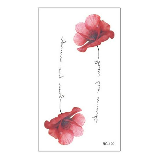 Waterproof Gradient Color Cartoon Temporary Tattoos for Men & Women