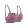 Women's Solid Color Seamless Breathable Super Elastic Feeding Pajamas Sexy Bra