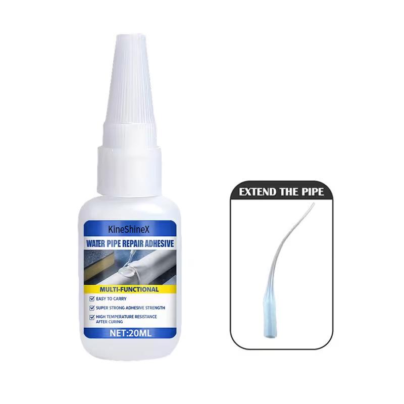 Water Pipe Repair Adhesive: Quick setting, waterproof, heat resistant, ideal for leak sealing, pipe repairs, and durable, 20ml