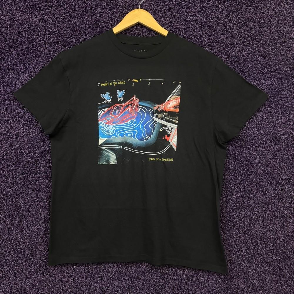 

Panicat the Disco Death Of A Bachelor Album Cover TShirt Size Large Unisex T-Shirt XXL