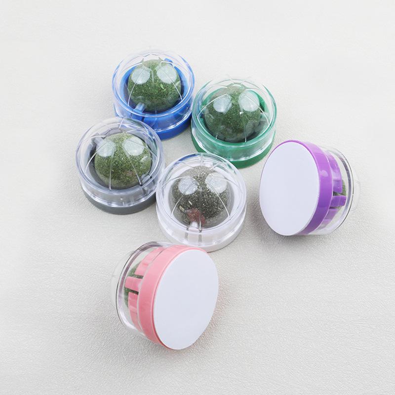 Catnip Ball Toy: Self-Play Boredom Relief, Teeth Grinding & Hairball Control for Kittens.