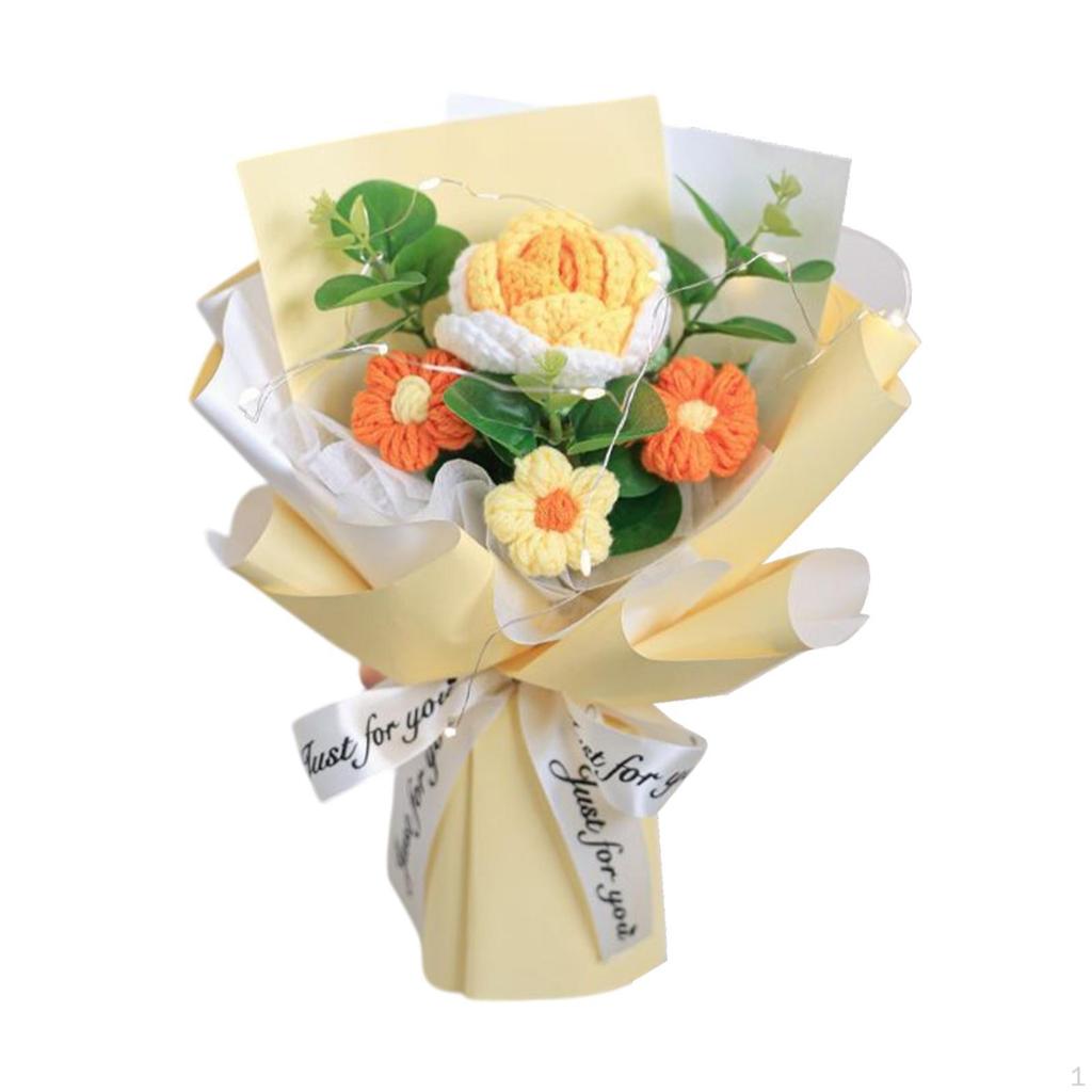 Artificial Flower Arrangement for Home Decor Gift Mother's Day From Children