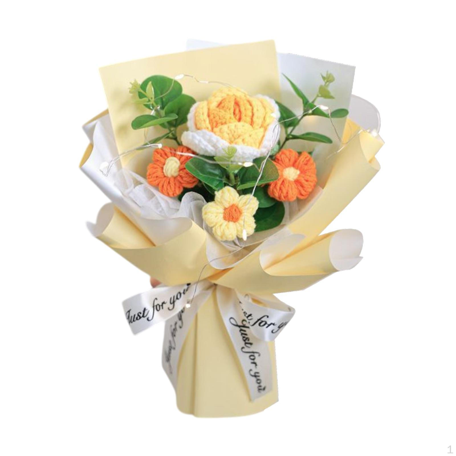 

Artificial Flower Arrangement for Home Decor Gift Mother s Day From Children жёлтый