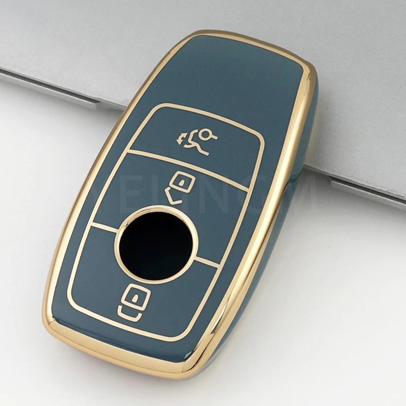 Car Remote Key Case Cover Shell Fob For Mercedes Benz A C E S G Class GLC CLA GLB GLS W177 W205 W213 W222 X167 AMG Accessories