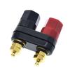1Pcs Dual Jack Socket Banana Plug Connector