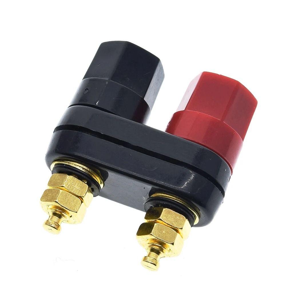 1Pcs Dual Jack Socket Banana Plug Connector
