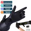 20/50/100PCS Disposable Black Nitrile Gloves for Household Use Latex Free Powder Free Cleaning Gloves Tattoo  Hairdressing Tools