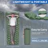 Ultra-Light Inflatable Camping Sleeping Pad with its Built-in Foot Pump and Pillow - Hiking pad, Backpacking Pad